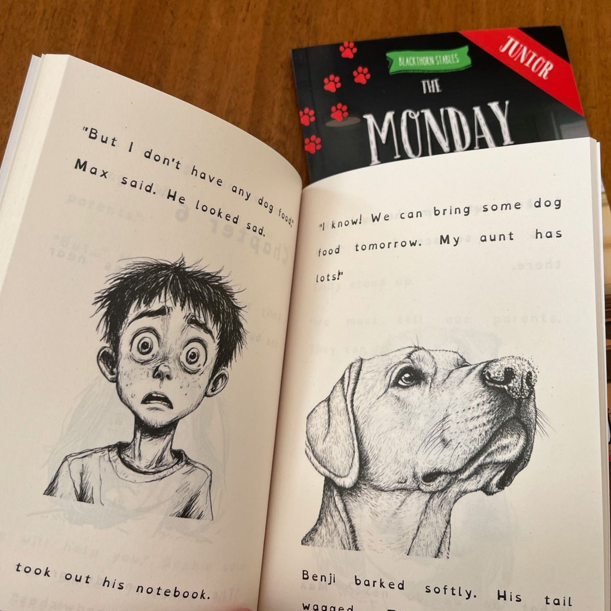 interior of a dysleixa friendly book. Written by #1 best-selling Irish Author Elaine Heney.