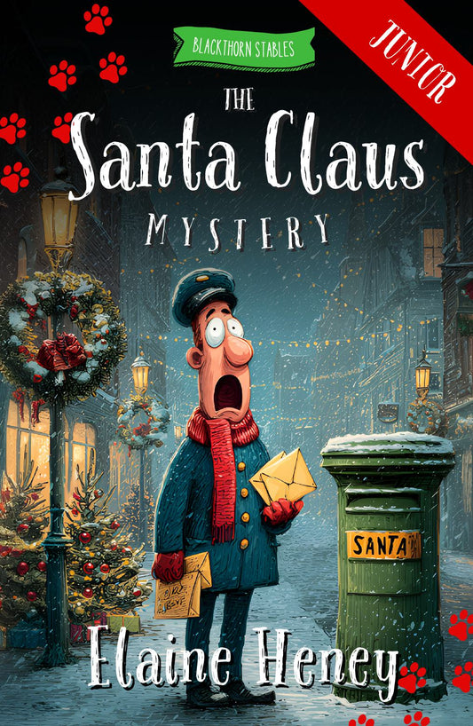  'The Santa Claus Mystery' book by Elaine Heney. Dyslexia friendly kids books by #1 best-selling Irish Author Elaine Heney.