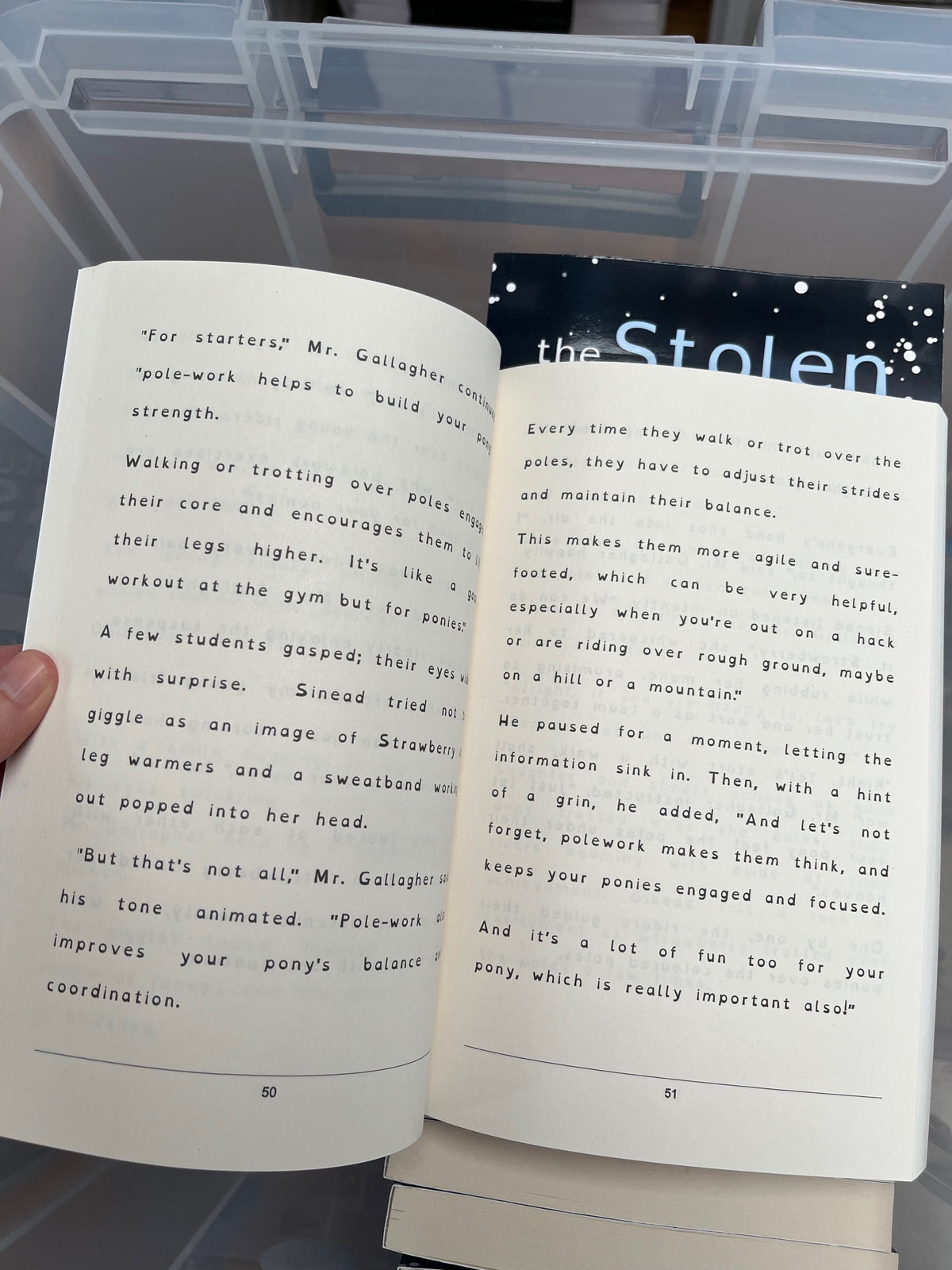 inside of dyslexia friendly book with dyslexia friendly font. Written by  #1 best-selling Irish Author Elaine Heney.