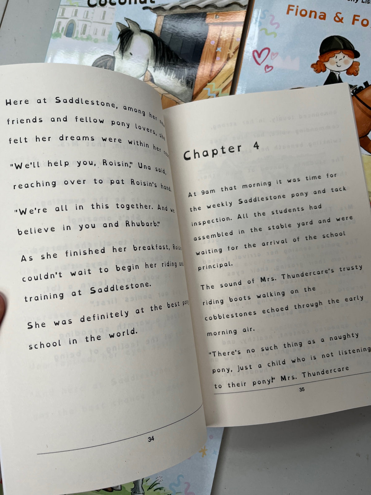 inside of dyslexia friendly kids book. Written by  #1 best-selling Irish Author Elaine Heney.