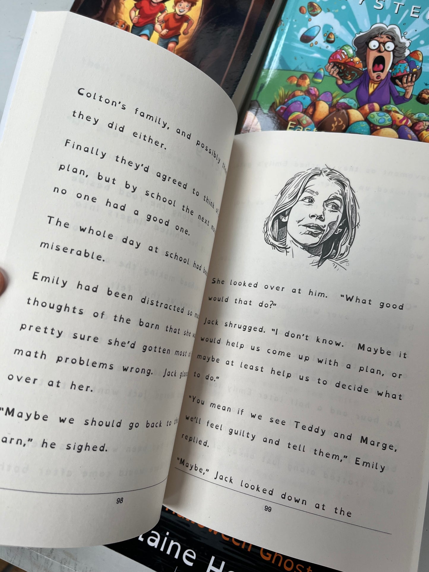 inside of dyslexia friendly kids book. Written by  #1 best-selling Irish Author Elaine Heney.